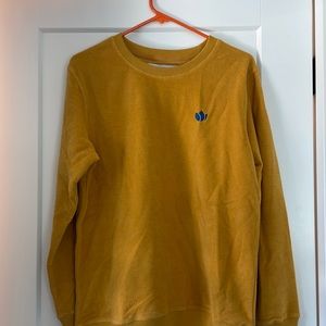 Unisex M Dutch Bros yellow sweater